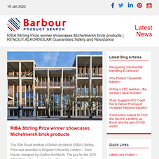 RIBA Stirling Prize winner showcases Michelmersh brick products | RENOLIT ALKORSOLAR Guarantees Safety and Resistance